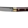 Bark River Kitsuné Tanto CPM 154, Burgundy Canvas Micarta Couteau à Lame Fixe