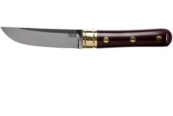 Bark River Kitsuné Tanto CPM 154, Burgundy Canvas Micarta Couteau à Lame Fixe