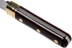 Bark River Kitsuné Tanto CPM 154, Burgundy Canvas Micarta Couteau à Lame Fixe -Nitecore Soldes Boutique BRK08 051BCM BB 04 bark river knives