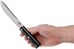 Bark River Mountain Man 5” CPM 3V, Black Canvas Micarta Couteau Bushcraft -Nitecore Soldes Boutique BRK09 121BRKC 06 bark river knives