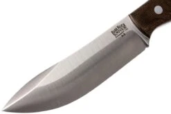 Bark River Kalahari Hunter A2, Green Canvas Micarta, Brown Sheath -Nitecore Soldes Boutique BRK12 112GNC 03 bark river brk12 112gnc 03