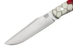 Bark River Ultra Lite Field Knife CPM 3V Ruby Frost Dragonscale Red Liner, Couteau De Bushcraft -Nitecore Soldes Boutique BRK14 121RFD 03 barkriver