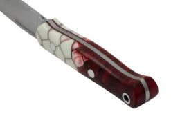 Bark River Ultra Lite Field Knife CPM 3V Ruby Frost Dragonscale Red Liner, Couteau De Bushcraft -Nitecore Soldes Boutique BRK14 121RFD 04 barkriver