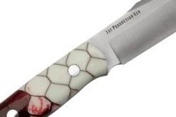 Bark River Ultra Lite Field Knife CPM 3V Ruby Frost Dragonscale Red Liner, Couteau De Bushcraft -Nitecore Soldes Boutique BRK14 121RFD 05 barkriver