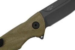 Buck Sprint Ops 0843GRS Green Canvas Micarta, Couteau De Poche -Nitecore Soldes Boutique BUCK0843GRS 05 buck