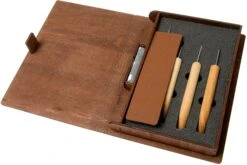 BeaverCraft Basic Set Of 4 Knives S07 Book Kit De Sculpture Sur Bois Avec Boîte De Rangement Livre En Bois -Nitecore Soldes Boutique BVS07BOOK 03 beavercraft
