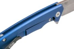 Case The Marilla, Blue Anodized Aluminum, S35VN, Black G10 Inlay, 25882 Couteau De Poche -Nitecore Soldes Boutique CE25882 06 case