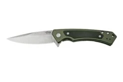 Case The Marilla, Green Anodized Aluminum, S35VN, Black G10 Inlay, 25883 Couteau De Poche