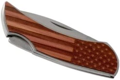Case X Woodchuck Executive Lockback Brushed Stainless, Flag, 64324, M1300L SS Couteau De Poche -Nitecore Soldes Boutique CE64324 04 case knives