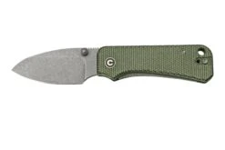 Civivi Baby Banter C19068SB-1 Green Micarta, Grey Stonewashed Couteau De Poche, Ben Petersen Design