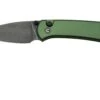 Civivi Qubit C22030E-DS1 Damascus Green Aluminium, Couteau De Poche