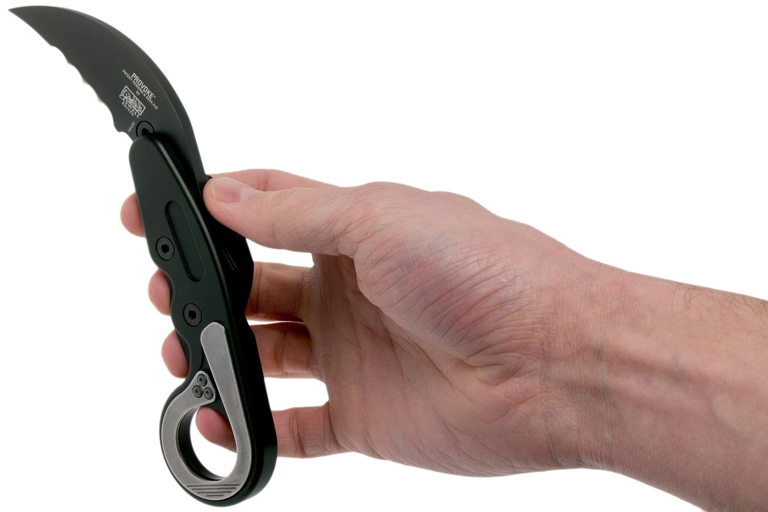 CRKT Provoke 4040V Serrated Kinematic Karambit Couteau De Poche, Joe Caswell Design 10 CRKT Provoke 4040V Serrated Kinematic Karambit Couteau De Poche, Joe Caswell Design – Image 8