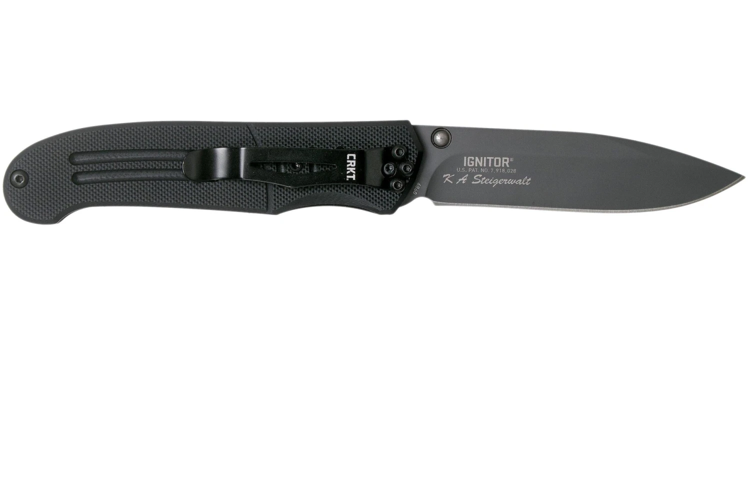 CRKT Ignitor 6860 Black Couteau De Poche, Ken Steigerwalt Design 4 CRKT Ignitor 6860 Black Couteau De Poche, Ken Steigerwalt Design – Image 2