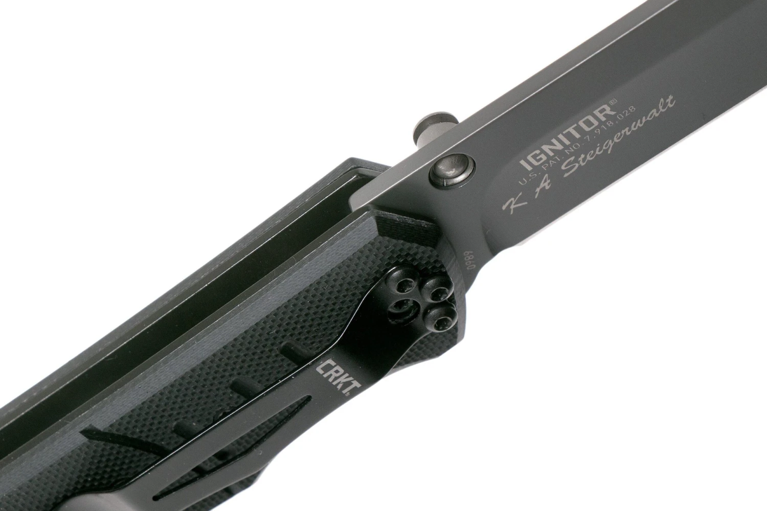 CRKT Ignitor 6860 Black Couteau De Poche, Ken Steigerwalt Design 8 CRKT Ignitor 6860 Black Couteau De Poche, Ken Steigerwalt Design – Image 6