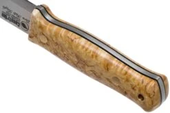 Casström Lars Fält Knife Couteau Bushcraft Curly Birch Sleipner, 11804, Droitier -Nitecore Soldes Boutique CM11804 04 casstrom v202105