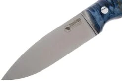 Casström No.10 Swedish Forest Knife Blue Curly Birch 14C28N Flat Grind 13119 12 Casström No.10 Swedish Forest Knife Blue Curly Birch 14C28N Flat Grind 13119 -Nitecore Soldes Boutique CM13119 03 casstrom cm13119 03