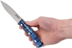 Casström No.10 Swedish Forest Knife Blue Curly Birch 14C28N Flat Grind 13119 15 Casström No.10 Swedish Forest Knife Blue Curly Birch 14C28N Flat Grind 13119 -Nitecore Soldes Boutique CM13119 06 casstrom cm13119 06