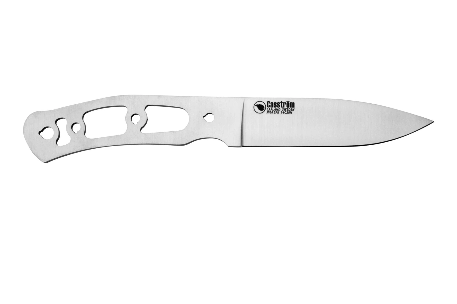 Casström No. 10 Swedish Forest Knife Blade 13203 14C28N Full Flat, Lame 4 Casström No. 10 Swedish Forest Knife Blade 13203 14C28N Full Flat, Lame – Image 2