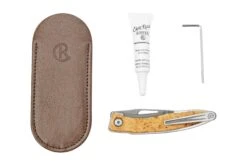 Chris Reeve Mnandi Box Elder Burl Inlay MNA-1008 Couteau De Gentleman -Nitecore Soldes Boutique CRMNDEB 09 chrisreeve