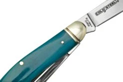 Cold Steel Gentleman's Stockman FL-GSTKM-B, Blue Bone, Couteau De Poche -Nitecore Soldes Boutique CSFLGSTKMB 05 coldsteel