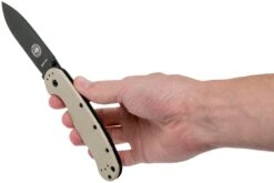 ESEE Avispa Couteau De Poche, Black D2 Blade, Desert Tan Handle BRK1302DTB -Nitecore Soldes Boutique EE AVISPA DT B D2 08 esee knives