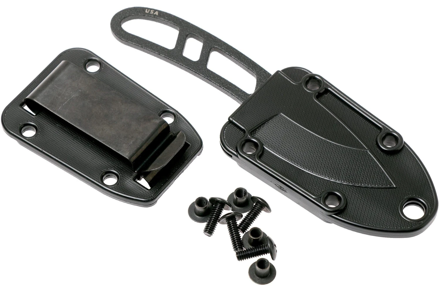 ESEE Candiru Black CAN-B Couteau De Cou Avec étui Noir + Clip Ceinture 8 ESEE Candiru Black CAN-B Couteau De Cou Avec étui Noir + Clip Ceinture – Image 6