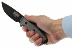 ESEE Model 3 Black Blade, Grey Handle 3P-MB-B Avec étui + Clip Et MOLLE-back -Nitecore Soldes Boutique EE ESEE 3P MB B 06 esee knives model 3 ee esee 3p mb b d6