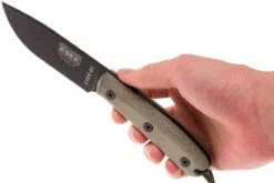 ESEE Model 4HM Couteau Bushcraft Modified Handle, Etui En Cuir -Nitecore Soldes Boutique EE ESEE 4HM 06 esee knives ee esee 4hm 06