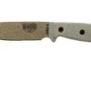 ESEE Model 4 Dark Earth Blade, Grey Handle 4P-MB-DE Avec étui Noir + Clip Et MOLLE-back
