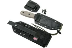 ESEE Model 4 Dark Earth Blade, Grey Handle 4P-MB-DE Avec étui Noir + Clip Et MOLLE-back -Nitecore Soldes Boutique EE ESEE 4P MB DE 07 esee knives