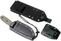 ESEE Model 4 Dark Earth Blade, Grey Handle 4P-MB-DE Avec étui Noir + Clip Et MOLLE-back -Nitecore Soldes Boutique EE ESEE 4P MB DE 08 esee knives