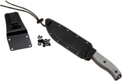 ESEE Model 6 Black Blade, Grey Handle 6P-B Avec étui Noir + Clip Ceinture -Nitecore Soldes Boutique EE ESEE 6P B 07 esee knives ee esee 6p b 07