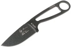 ESEE Izula Signature Model IZULA-B-SIG Couteau De Cou Avec étui Noir + Clip De Ceinture -Nitecore Soldes Boutique EE IZULA BS 03 esee knives