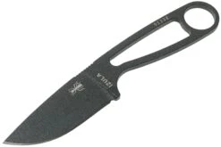 ESEE Izula Tactical Gunsmoke IZULA-TG-B Couteau De Cou Avec étui Noir, Plaquettes De Manche Et Clip Ceinture -Nitecore Soldes Boutique EE IZULA TG 04 esee knives