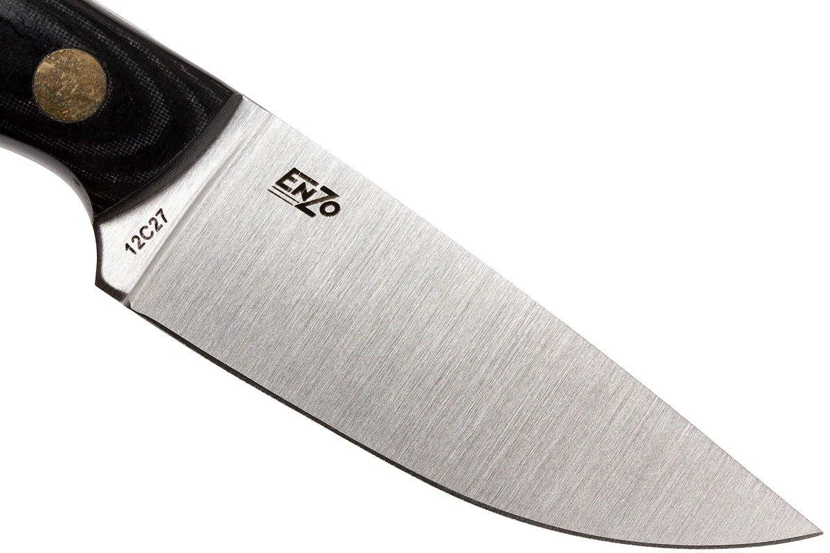 Brisa Necker 70, Noir Micarta, Gaine En Cuir 9803 5 Brisa Necker 70, Noir Micarta, Gaine En Cuir 9803 – Image 3