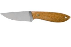 Brisa Bobtail 80 Mustard Micarta Handle, 12C27, étui En Cuir 9952