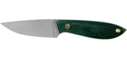 Brisa Bobtail 80 Green Micarta Handle, 12C27, étui En Cuir 9958