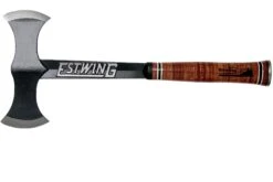 Estwing Black Eagle Leather Double Bit Hache De Jet EDBA