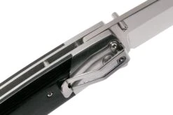 Fällkniven PXL Black Micarta PXLbm Elmax, Convex Couteau De Poche -Nitecore Soldes Boutique FKPXLBM 06 fallkniven