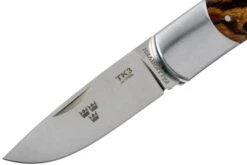Fällkniven TK3 Tre Kronor Desert Ironwood TK3ic Couteau De Gentleman -Nitecore Soldes Boutique FKTK3IC 03 fallkniven