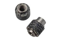 Flytanium Benchmade Barrel Spacer Set, Black Canvas Micarta