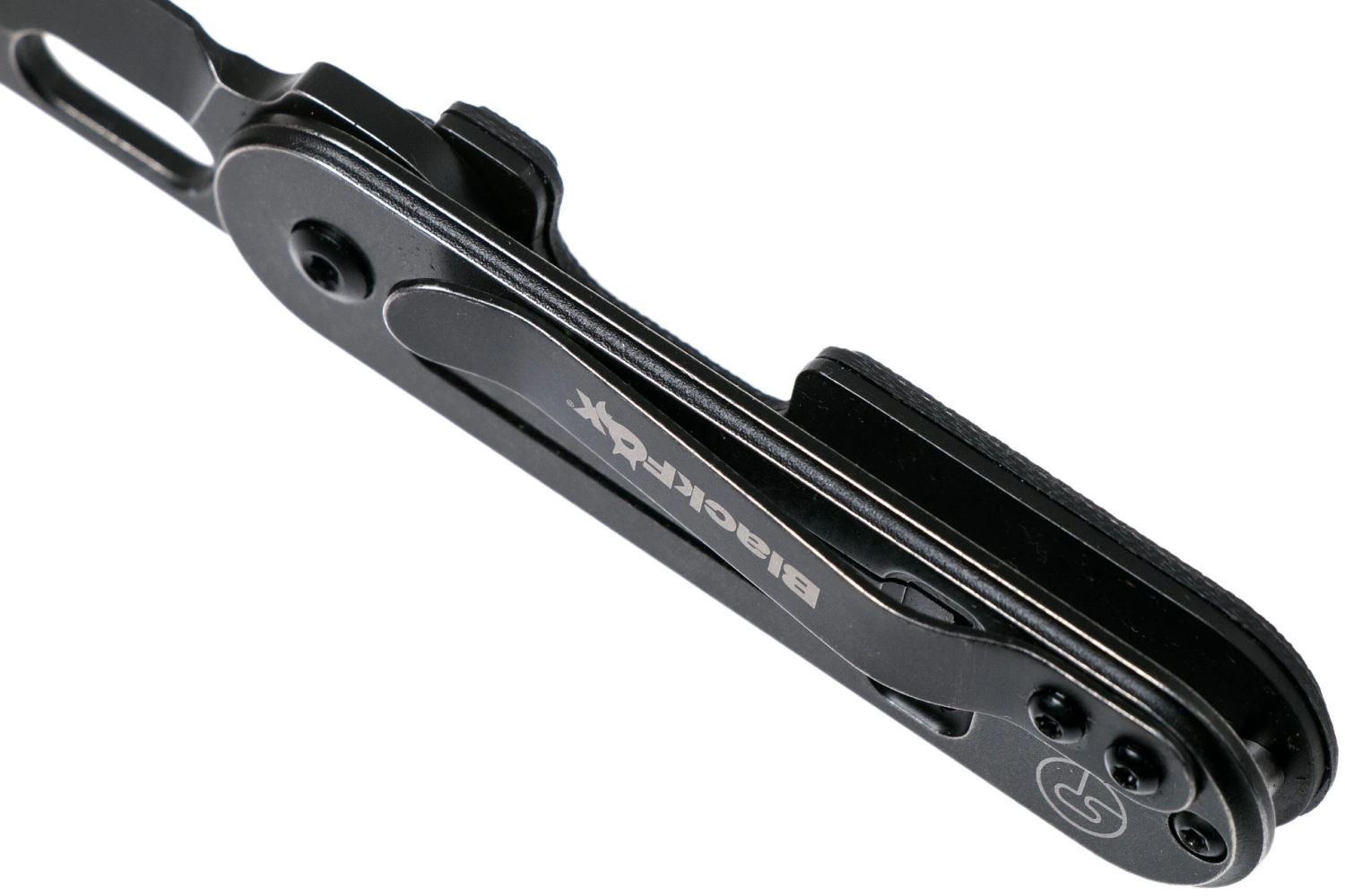 Fox Bean Gen 2 Full Black BF-719G10 Black Fox Couteau De Poche, Serge Panchenko Design 7 Fox Bean Gen 2 Full Black BF-719G10 Black Fox Couteau De Poche, Serge Panchenko Design – Image 5