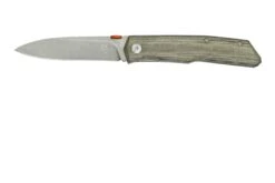 Fox Knives The Sicilian, Satin Green Micarta FX-525MI Couteau De Poche, Bob Terzuola Design
