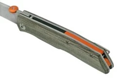 Fox Knives The Sicilian, Satin Green Micarta FX-525MI Couteau De Poche, Bob Terzuola Design 15 Fox Knives The Sicilian, Satin Green Micarta FX-525MI Couteau De Poche, Bob Terzuola Design -Nitecore Soldes Boutique FOFX 525MI 07 fox