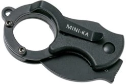 Fox Mini-Ka Folding Black W. Black Blade -Nitecore Soldes Boutique FOFX 535B 04 fox knives