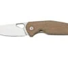 GiantMouse ACE Nimbus V2 Natural Canvas Micarta Couteau De Poche, Ansø En Voxnaes Design -Nitecore Soldes Boutique GMNIMBUS04 01 giantmouse