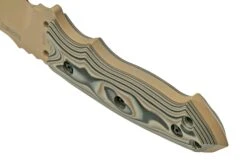 Hogue EX-F01 7" G-Mascus Desert, Acier A2, 35153 Couteau Fixe -Nitecore Soldes Boutique HK35153 04 hogue