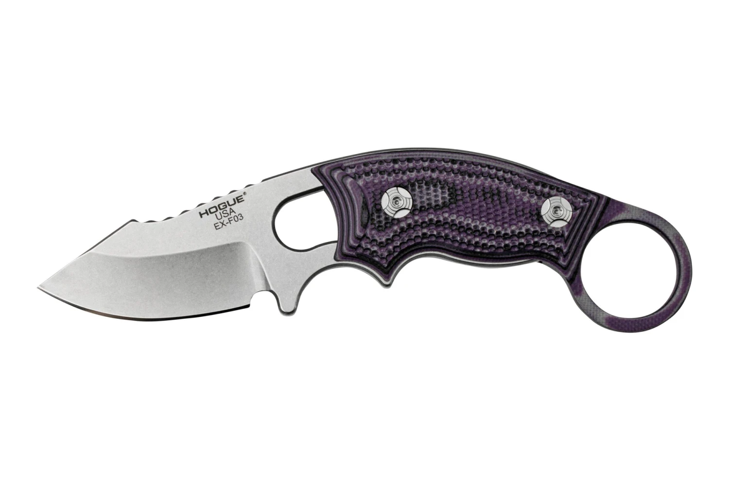 Hogue EX-F03 G-Mascus Purple, 35338 Couteau De Cou 3 Hogue EX-F03 G-Mascus Purple, 35338 Couteau De Cou
