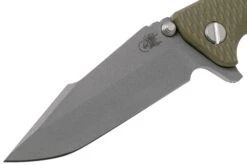 Rick Hinderer Eklipse 3.5" Harpoon Spanto 20CV Battle Bronze OD Green Couteau De Poche -Nitecore Soldes Boutique HRK EK35 HS BR OD 03 rick hinderer knives