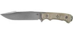 Rick Hinderer Fieldtac 6” Harpoon Spearpoint Stonewash OD-Green Micarta Couteau De Survie